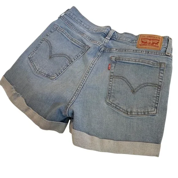 90s Levis Wedgie Shorts Women's Sz 30 Button Fly Soft Grunge Retro Indie Slease - Picture 7 of 11